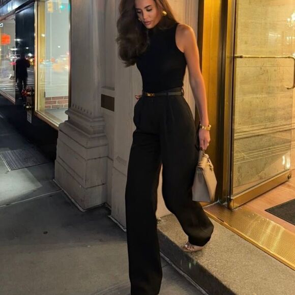 Alice + Olivia black slacks - Picture 1 of 4
